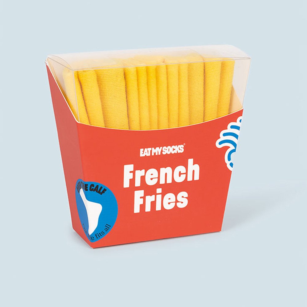 Moonpig French Fries Fan Adult Novelty Socks
