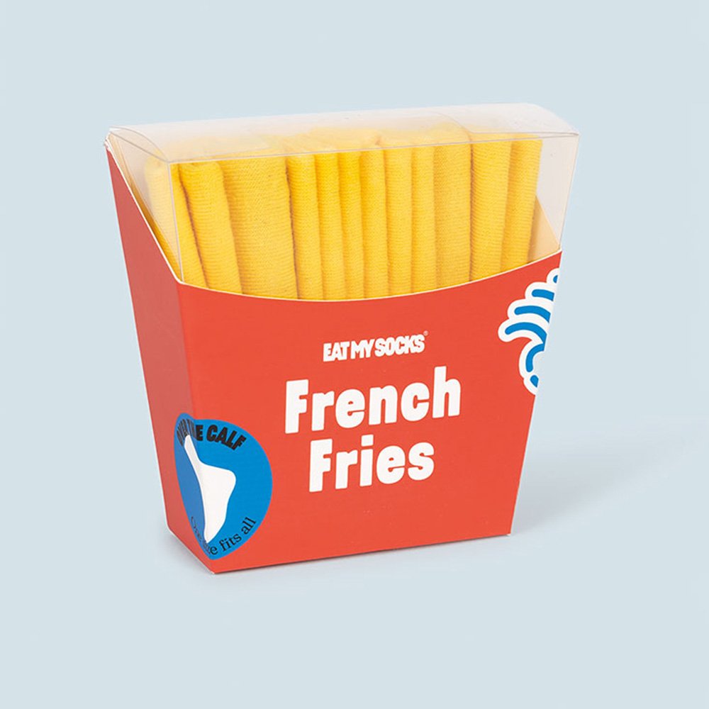 French Fries Fan Adult Novelty Socks