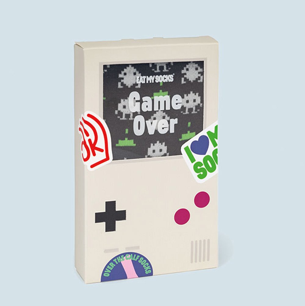 Level Up Gameboy Adult Novelty Socks