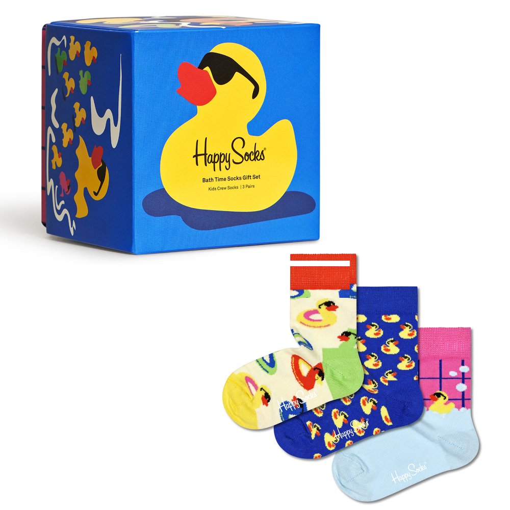 Happy Socks 3Pk Kids Bath Time Gift Set (0-12 Months)