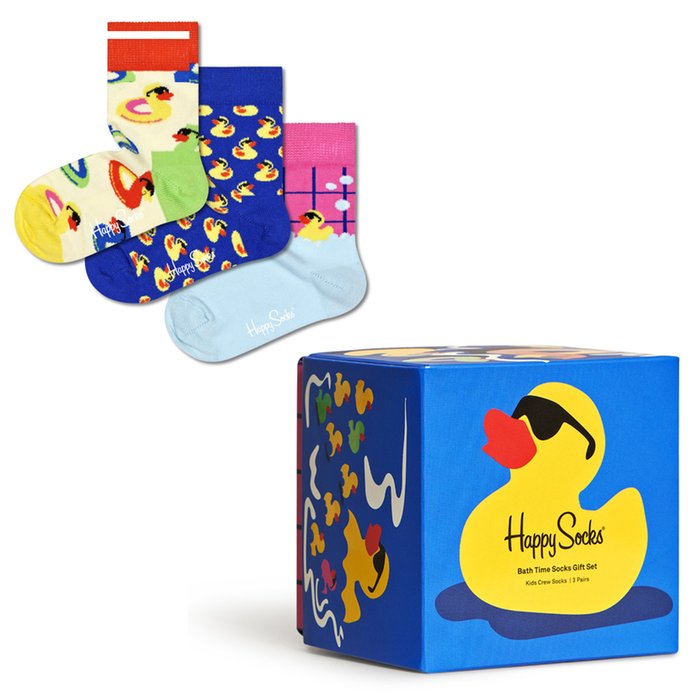 Happy Socks 3pk Kids Bath Time Gift Set (12-24 Months)