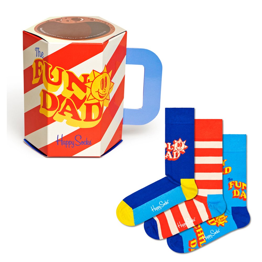 Happy Socks 3Pk Father Of The Year Gift Set (7-11)