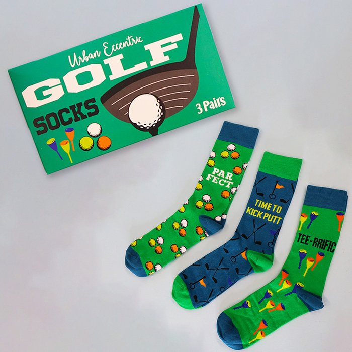 Tee-rrific Golf Socks 3pk Gift Set (7-11)