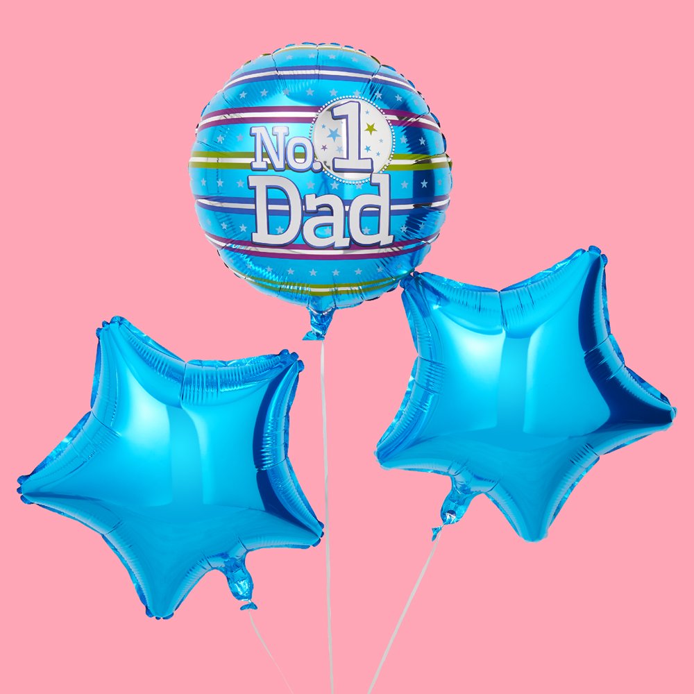 Moonpig No.1 Dad Trio Balloon