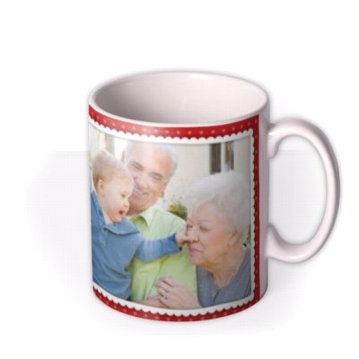 Christmas Grandma Photo Upload Mug