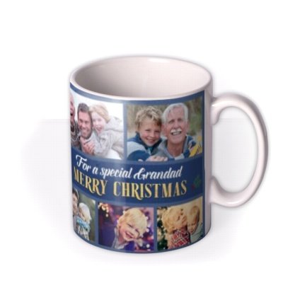 For A Special Grandad Multiple Photo Upload Christmas Mug