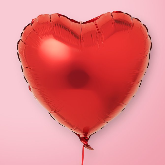 Red Heart Balloon