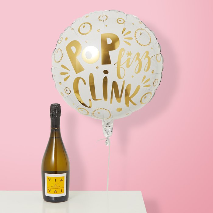 Pop, Fizz, Clink Balloon & Via Vai Balloon