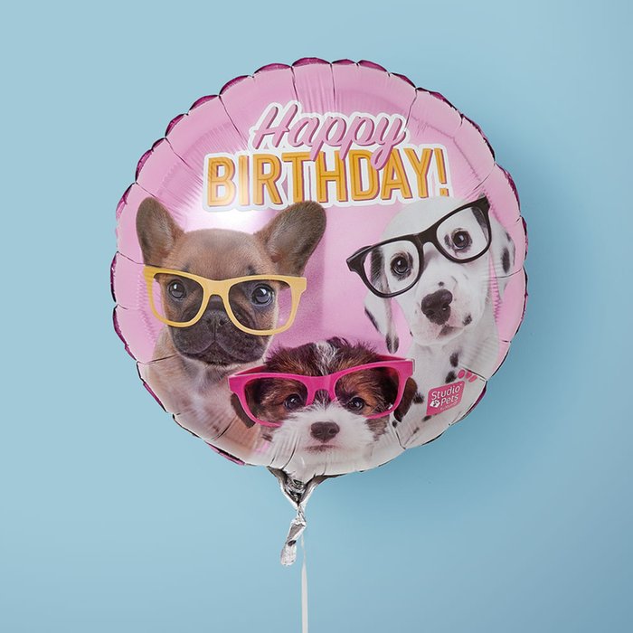 Puppies Birthday Balloon