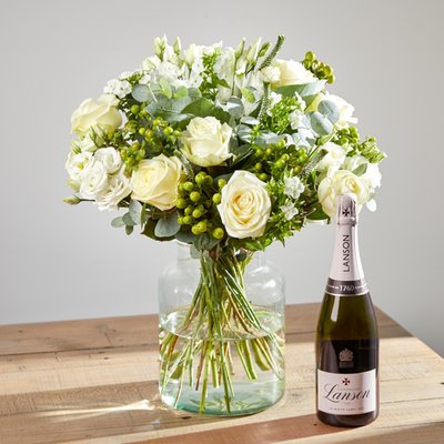 Arena Pure Love and Lanson Le Blanc by Arena Flowers