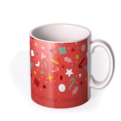 Modern patterned Confetti Christmas Mug