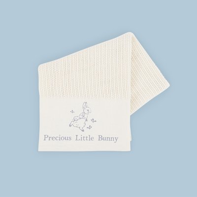 My 1st Years Precious Little Bunny Cream Peter Rabbit blanket 