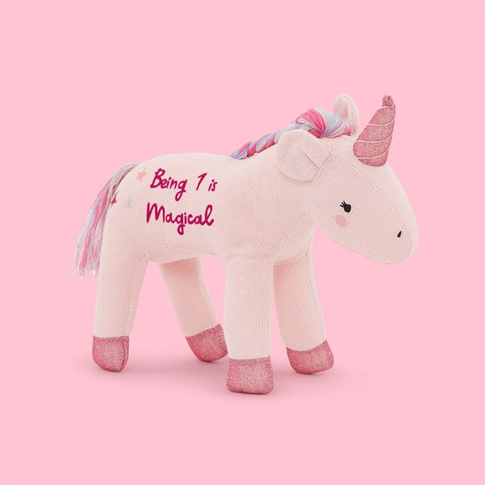 My 1st Years Being 1 Is Magical Unicorn Pink Plush & Gift Box