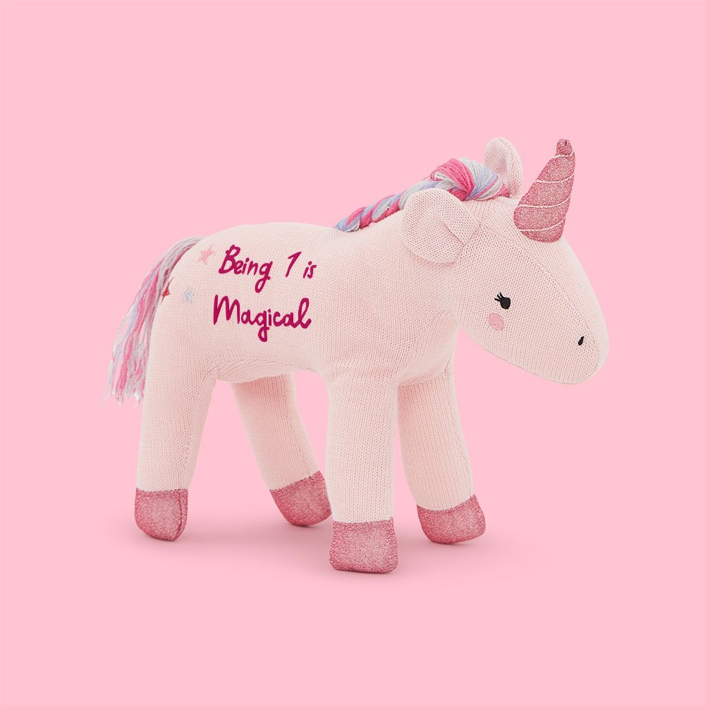 Best Years My 1st Years Being 1 Is Magical Unicorn Pink Plush & Gift Box Toys & Games