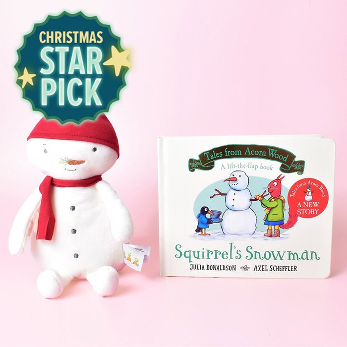 Tales from Acorn Wood & Marshmallow Snowman Soft Toy Gift Set