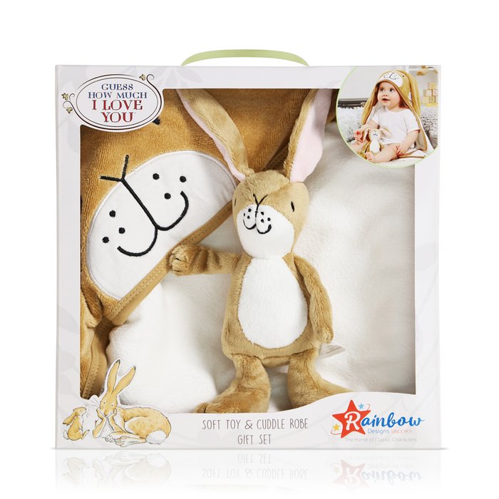 Guess How Much I Love You Toy & Cuddle Robe Gift Set