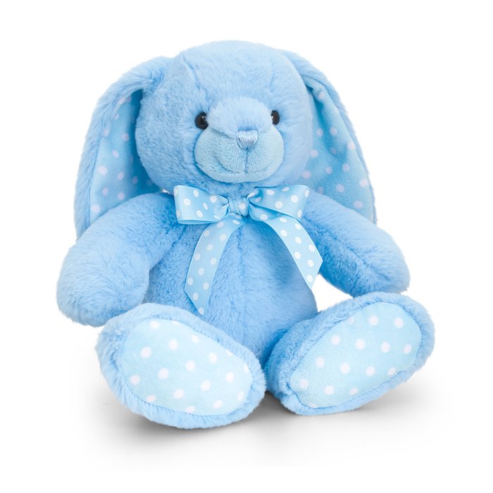 Baby Blue Rabbit Soft Toy 25cm