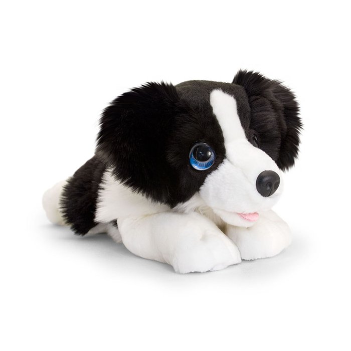 Cute Border Collie Puppy Soft Toy 32cm