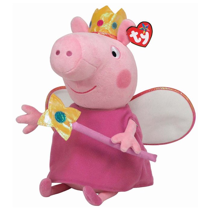 Ty Peppa Pig Princess Peppa Soft Toy 23cm