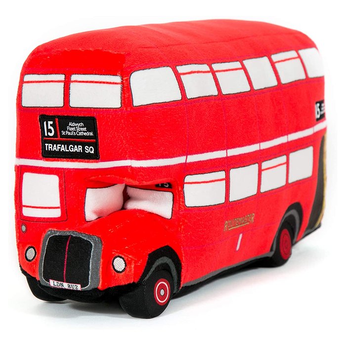 Red London Bus Soft Toy