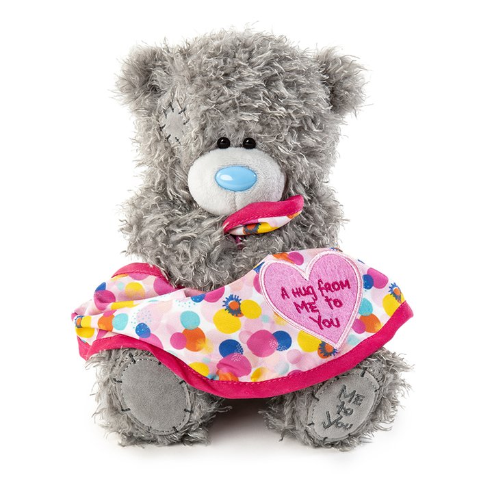Tatty Teddy Love Heart Blanket Bear 18cm