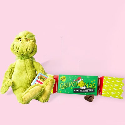 The Grinch Soft Toy & Sweet Cracker Bundle