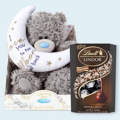 Tatty Love You To The Moon & Back & Dark Lindt Lindor Truffles (200g)