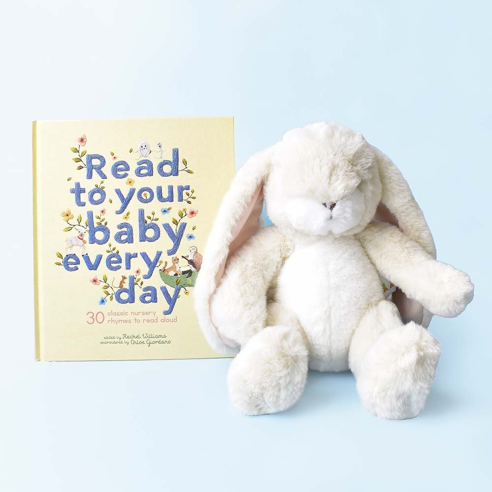 Bunnies By The Bay Little Nibble Bunny & Book Bundle Soft Toy