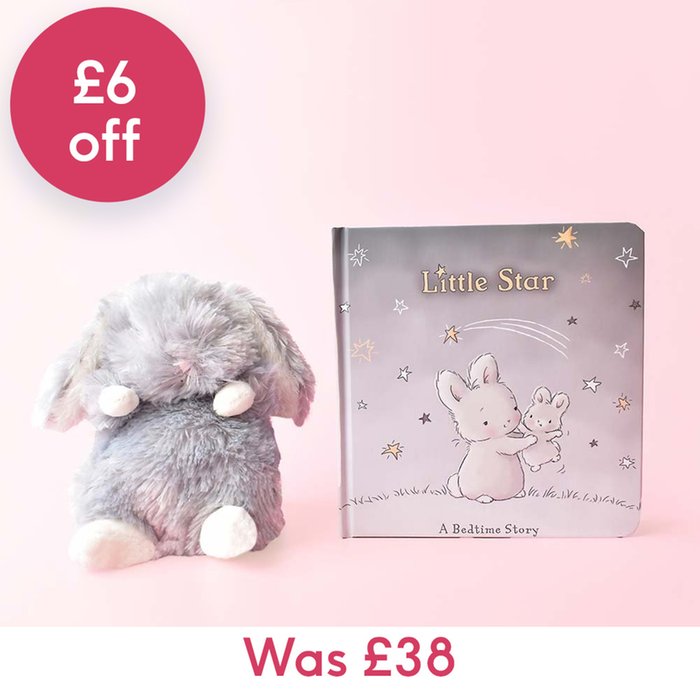 Wee Bloom Bunny Soft Toy & Little Stars Book