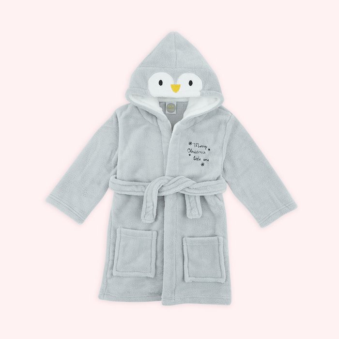 My 1st Years Penguin Christmas Robe Aged 1-2 Years & Gift Box