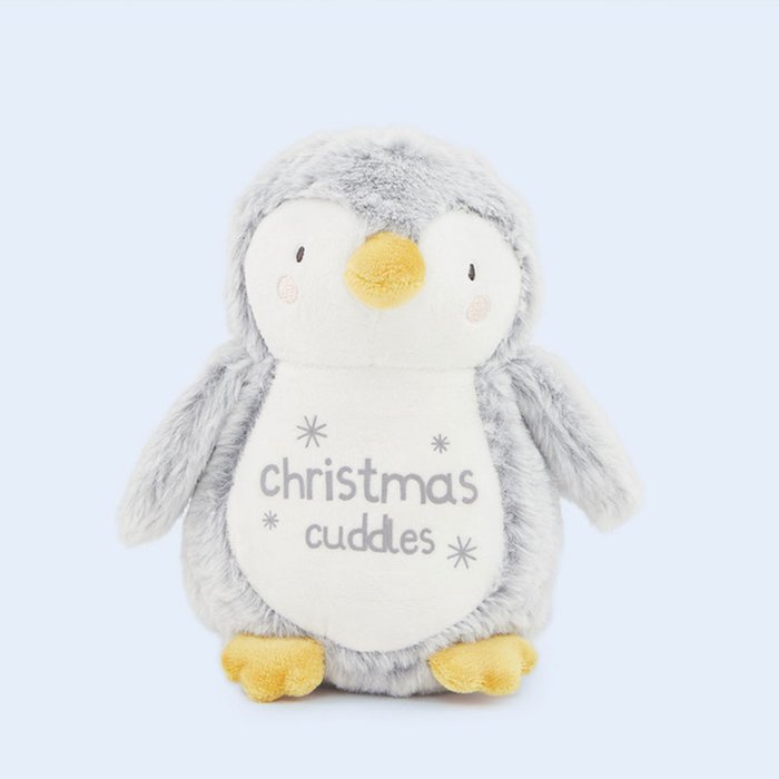 My 1st Years Christmas Cuddles Penguin 23cm Plush & Gift Box