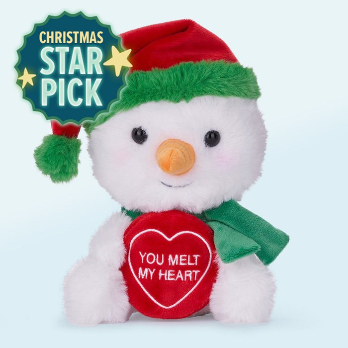 Swizzels Love Hearts Snowman Soft Toy 18cm