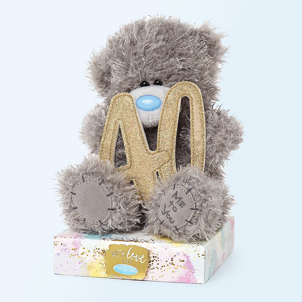 Tatty Teddy 40th Birthday Bear Soft Toy