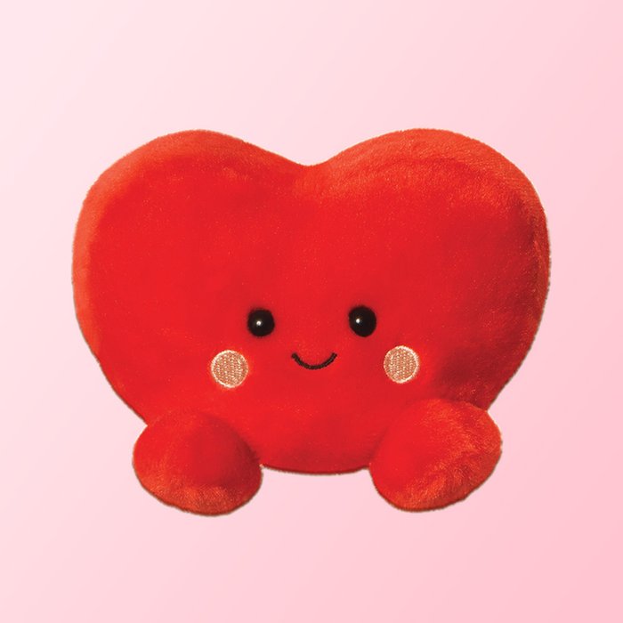 Palm Pals Heart Soft Toy