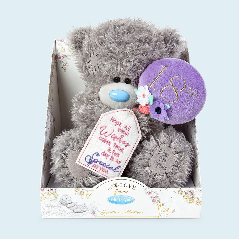 Tatty Teddy 18th Birthday Bear Soft Toy 21Cm