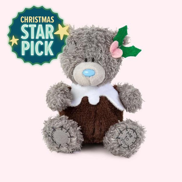 Tatty Teddy Christmas Pudding Bear (10cm)