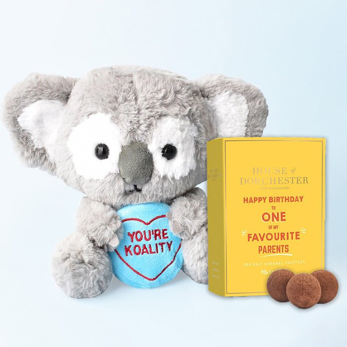 Favourite Parent Truffles & Koality Soft Toy Gift Set
