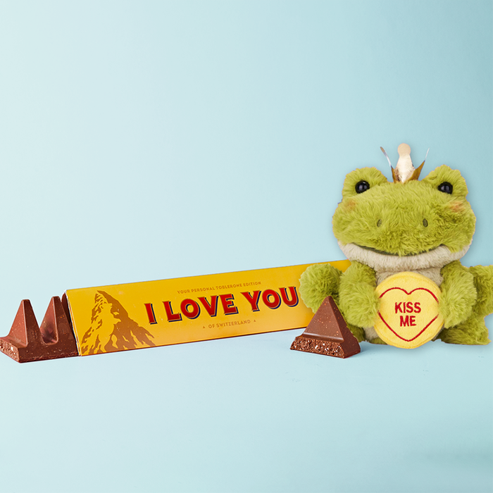 Love You Toblerone & Swizzles Kiss Me Plush Gift Set