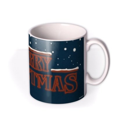 Stranger Things Merry Christmas Mug