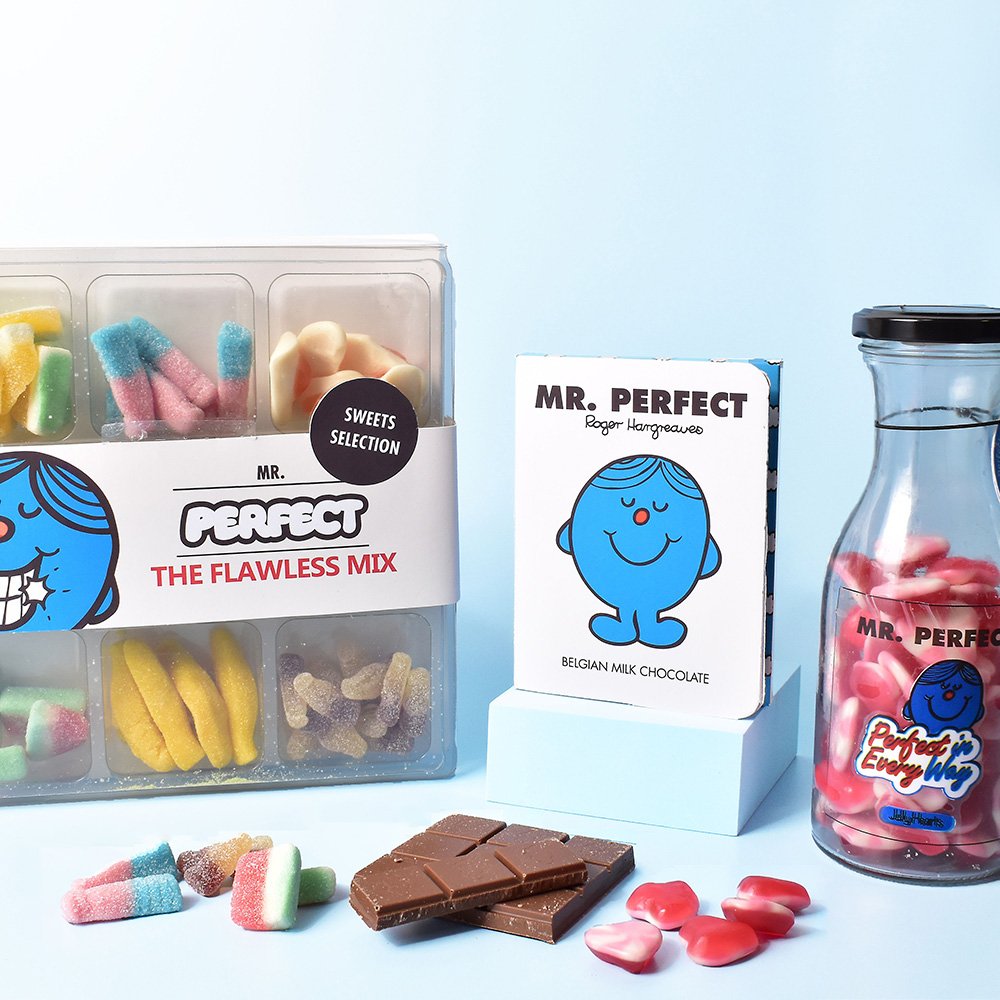 Mr. Men & Litte Miss Mr. Perfect Sweetie Gift Set Sweets