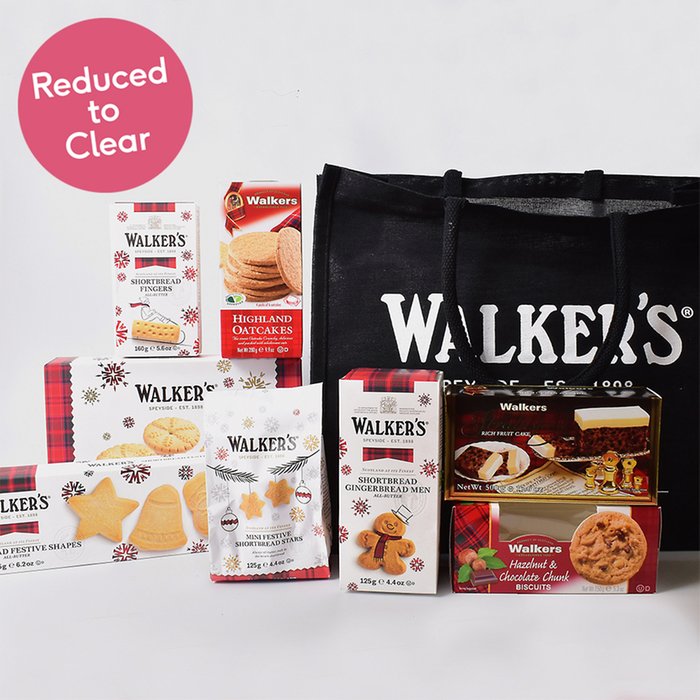 Walker's Shortbread Festive Jute Bag Hamper