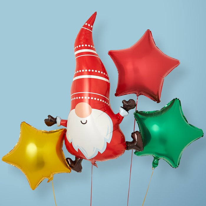 Festive Gnome Balloon Bundle