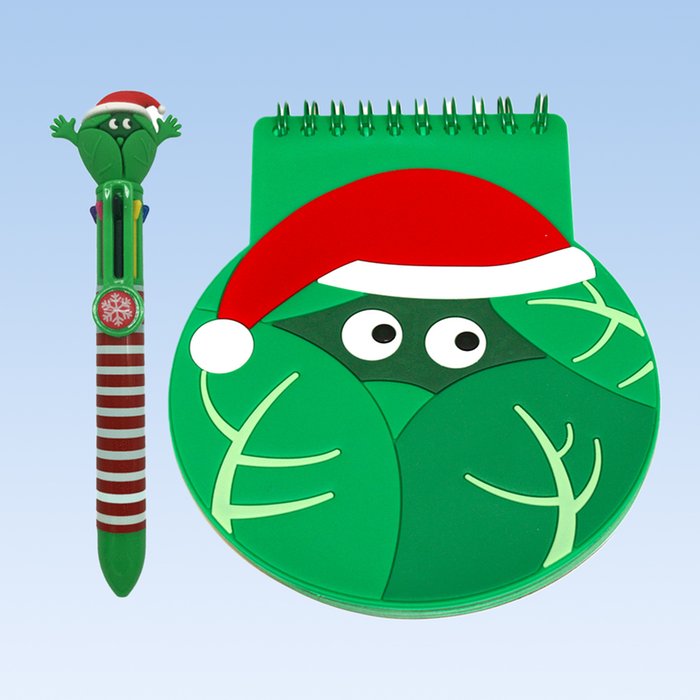 Christmas Sprout Jotter & Pen Bundle