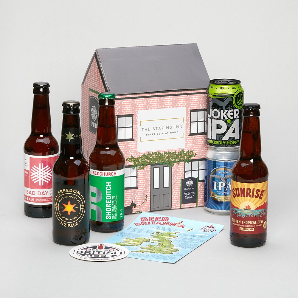 Best Of British Beer Pub In A Box 6 X 330Ml Alcohol
