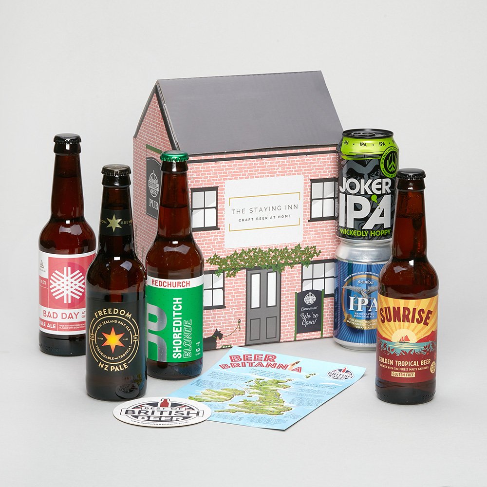 Best Of British Beer Pub In A Box Gift Set Alcohol