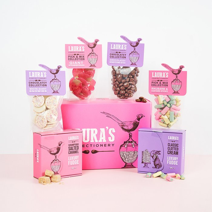 Laura's Confectionery Pink Sweet Indulgence Hamper