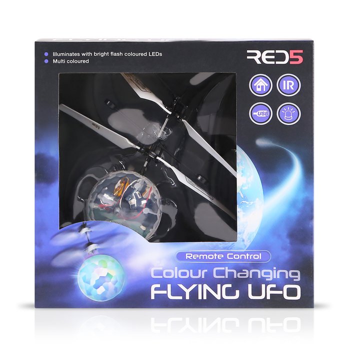 Built-In LED Colour Changing UFO Flying Toy