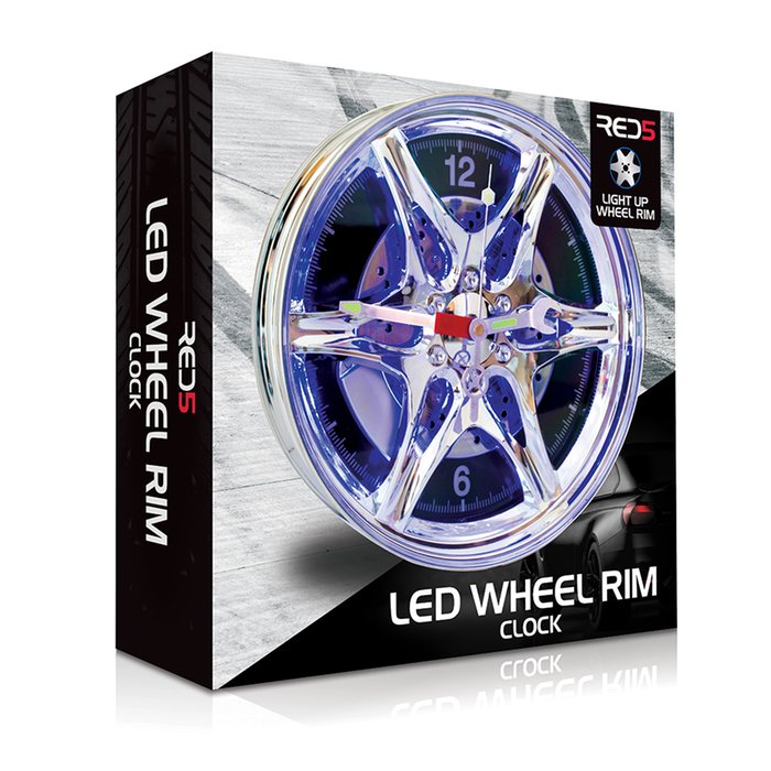 LED Wheel Rim Clock