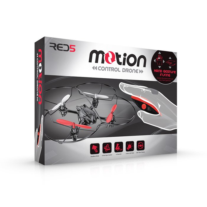 Motion Control Quadcoptor RED Edition