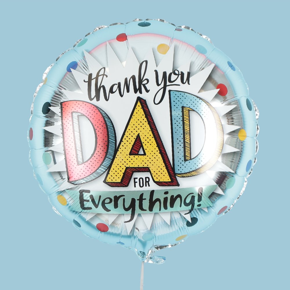 Moonpig Thank You Dad For Everything Balloon